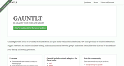 Desktop Screenshot of gauntlt.org