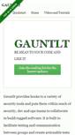 Mobile Screenshot of gauntlt.org